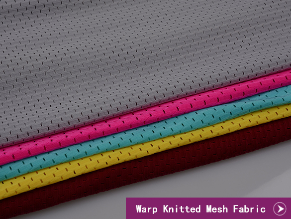 Warp knitted mesh